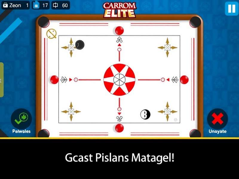 Carrom Elite Pro Game Screenshot